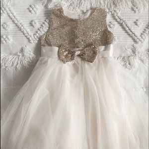 Kids Tulle Formal Dress